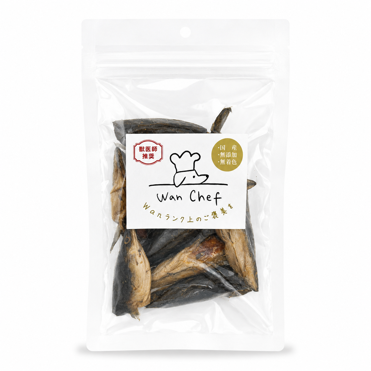 犬用 国産うなぎ頭 無添加 50g